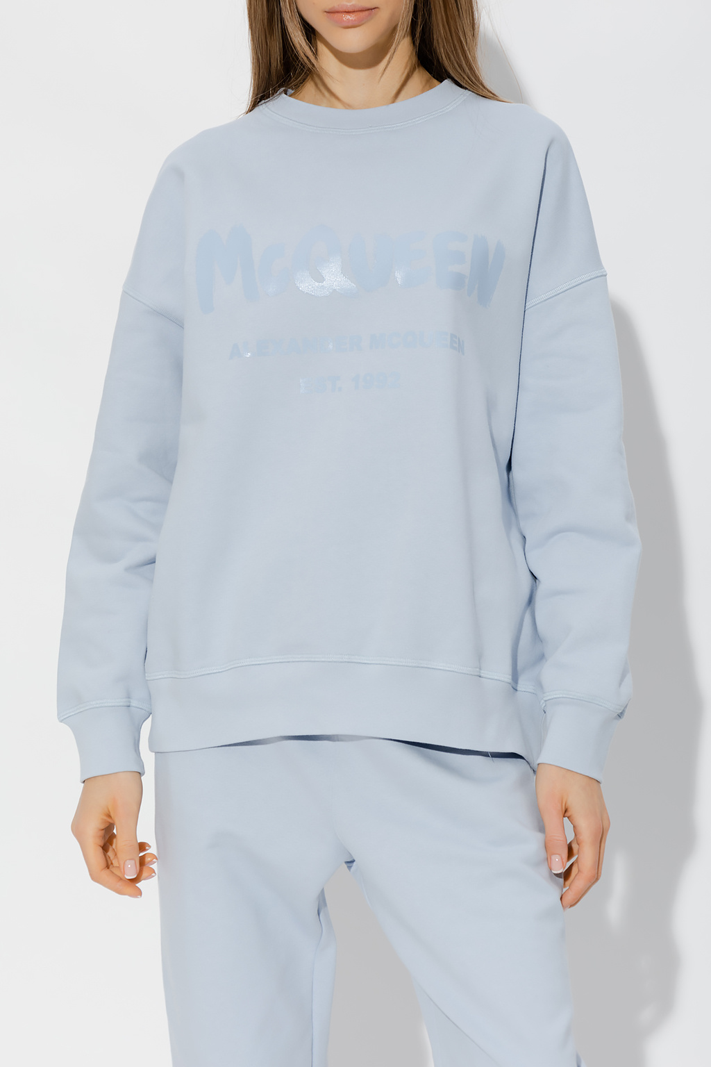 Alexander mcqueen women's sweatshirt hotsell